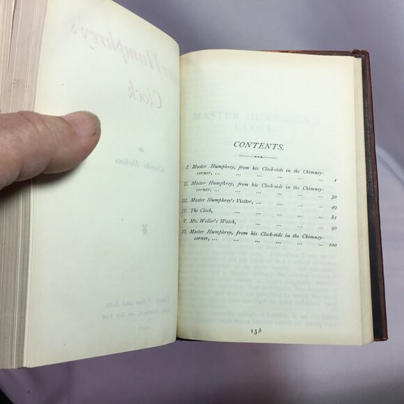 Antique Christmas Stories by Charles Dickens-Thomas Nelson & Sons 1904 Vol. XIII - Picture 12 of 13